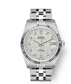 Buy Tudor Prince Date Replica Watch 34 mm steel case Diamond-set dial m74034-0004