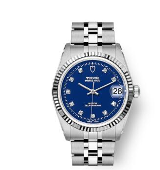 Buy Tudor Prince Date Replica Watch 34 mm steel case Diamond-set dial m74034-0005