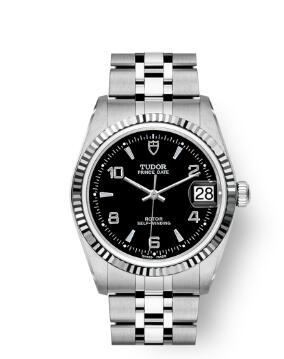 Buy Tudor Prince Date Replica Watch 34 mm steel case White gold bezel m74034-0012