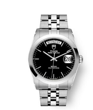 Buy Tudor Prince Date + Day Replica Watch 36 mm steel case Black dial m76200-0023