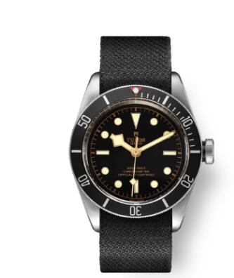Tudor BLACK BAY replica watch m79230n-0005 41 mm steel case Black fabric strap