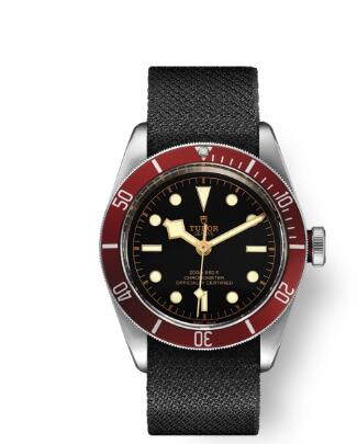 Tudor BLACK BAY replica watch m79230r-0010 41 mm steel case Black fabric strap