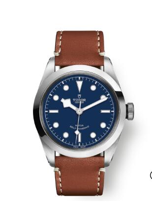 Tudor BLACK BAY 41 Watch Replica 41 mm steel case Brown leather strap m79540-0005