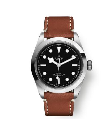 Tudor BLACK BAY 41 Watch Replica 41 mm steel case Brown leather strap m79540-0007