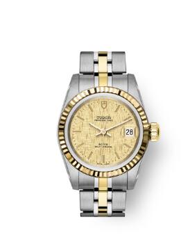 Buy Tudor Princess Date Replica Watch 25 mm steel case Yellow gold bezel m92413-0003