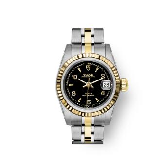 Buy Tudor Princess Date Replica Watch 25 mm steel case Yellow gold bezel m92413-0004