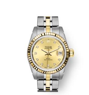 Buy Tudor Princess Date Replica Watch 25 mm steel case Diamond-set dial m92413-0006