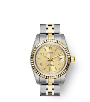 Buy Tudor Princess Date Replica Watch 25 mm steel case Yellow gold bezel m92413-0007