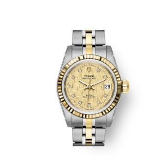 Buy Tudor Princess Date Replica Watch 25 mm steel case Diamond-set dial m92413-0019