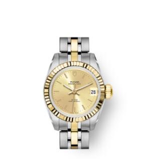 Buy Tudor Princess Date Replica Watch 22 mm steel case Yellow gold bezel m92513-0001