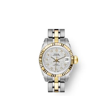 Buy Tudor Princess Date Replica Watch 22 mm steel case Diamond-set dial m92513-0008