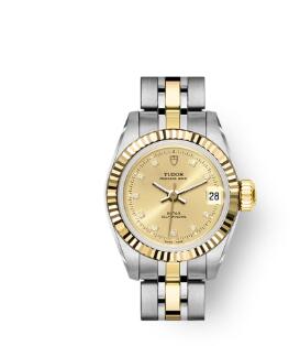 Buy Tudor Princess Date Replica Watch 22 mm steel case Diamond-set dial m92513-0011