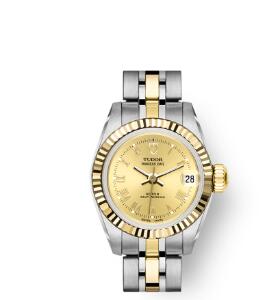 Buy Tudor Princess Date Replica Watch 22 mm steel case Yellow gold bezel m92513-0016