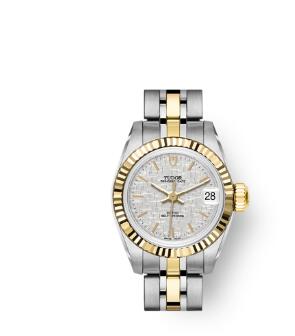 Buy Tudor Princess Date Replica Watch 22 mm steel case Yellow gold bezel m92513-0017