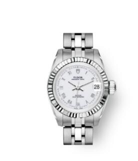 Buy Tudor Princess Date Replica Watch 22 mm steel case White gold bezel m92514-0001